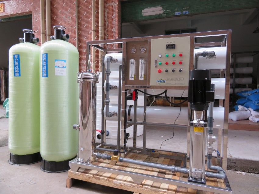 真空鍍膜廠清洗用反滲透超純水系統,純水設備